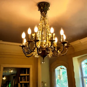 Bronze chandelier